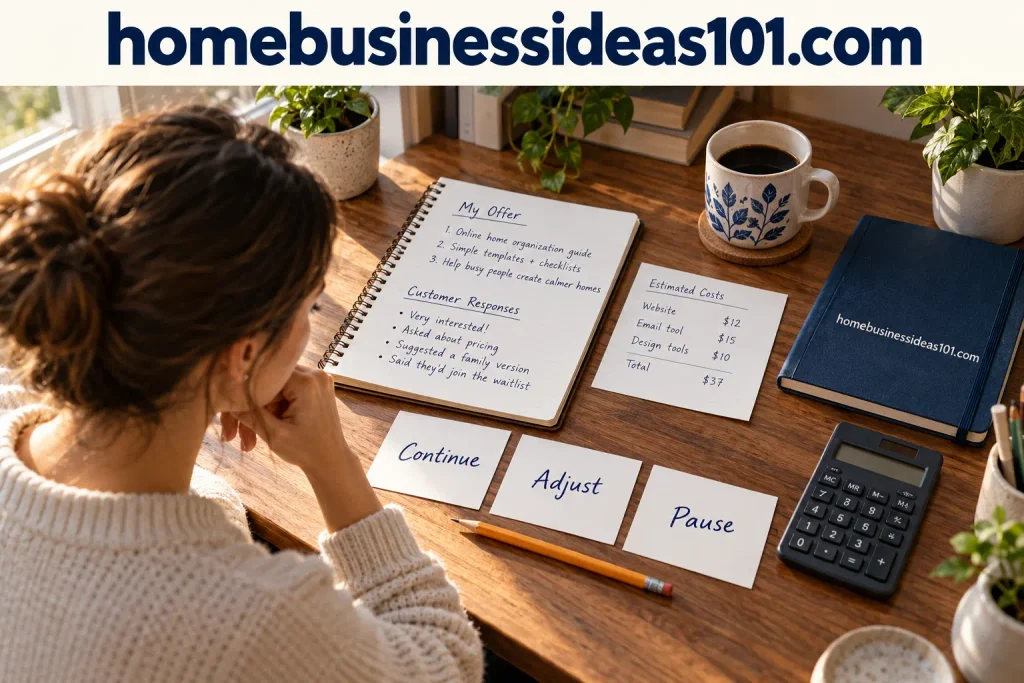 How to Test a Home Business Idea Before You Spend Money: 5 Demand Checks for Beginners
