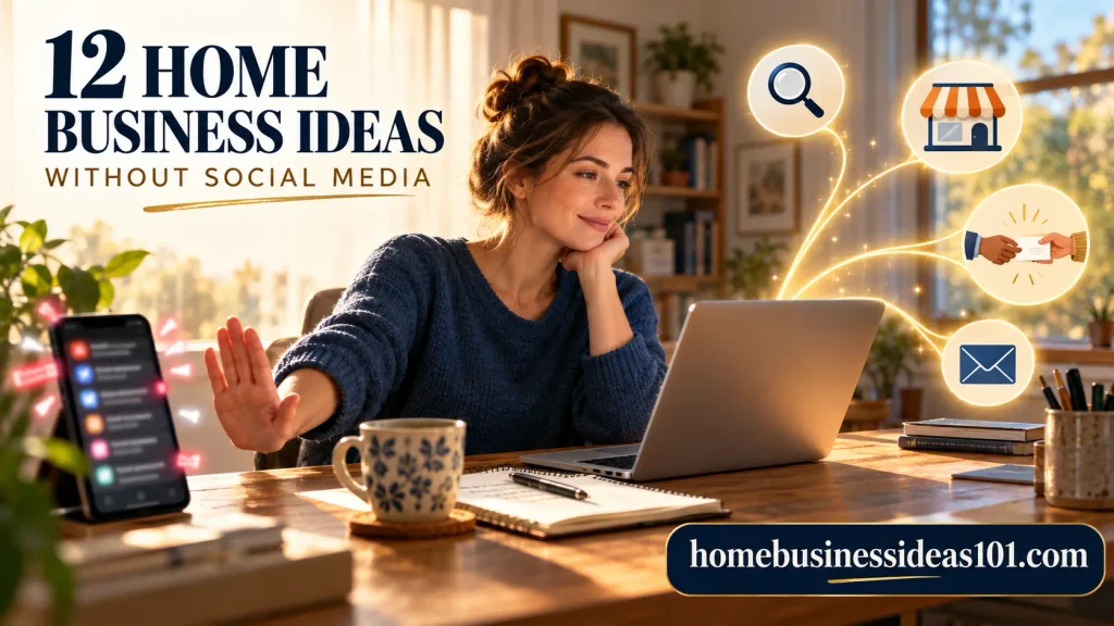 12 Home Business Ideas Without Social Media: Online Models and How They Get Customers